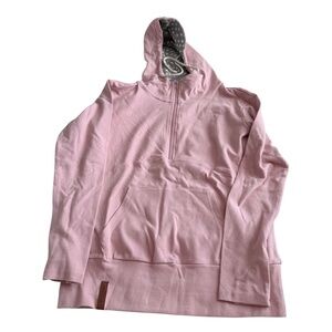 BUNDLE 2/$50 NWT pink and polka dot Ampersand half-zip